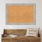 Cork Board, Crackled Metallic Frame - Bulletin Board, Organization Board, Pin Board